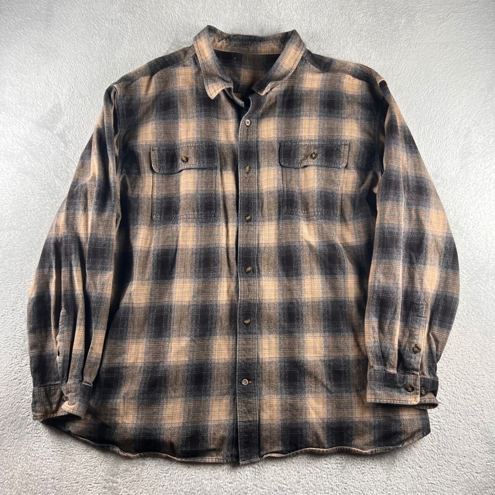 Carhartt Original Fit Heavyweight Flannel shirt Mens 4XL Plaid 104451 N04